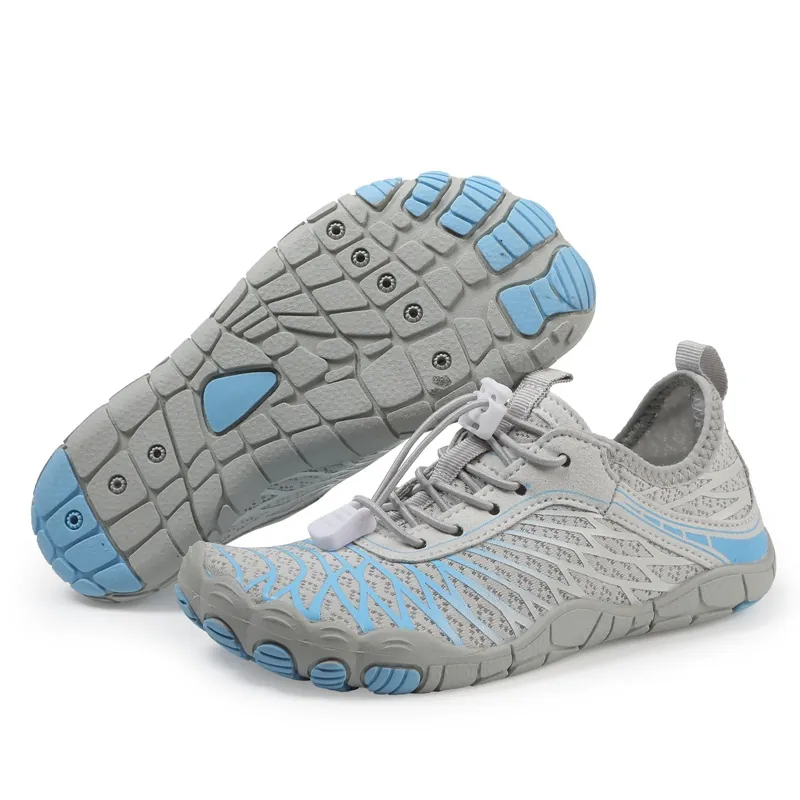 Scarpe da Guado per Bambini ad Asciugatura Rapida Antiscivolo Traspiranti Scarpe da Spiaggia per Nuoto Subacquea Sport all'Aperto