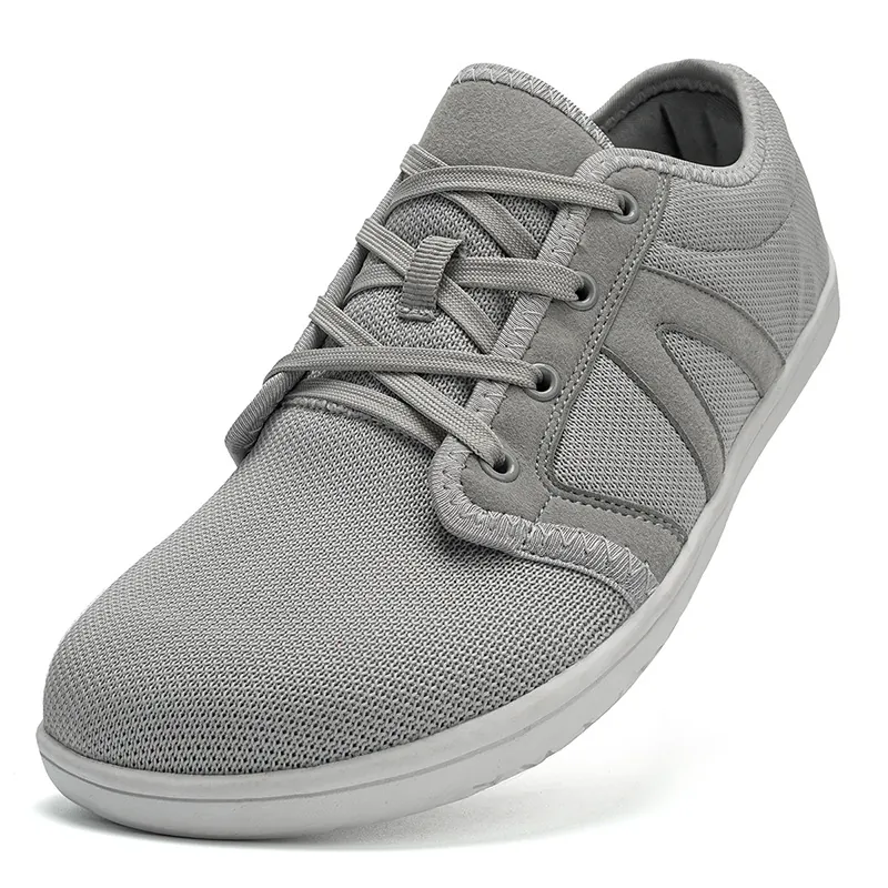 Chaussures Pieds Nus Minimalistes Hommes Femmes Boîte à Orteils Large Respirant Flyknit Maille Extérieur Décontracté Randonnée Fitness Training Baskets