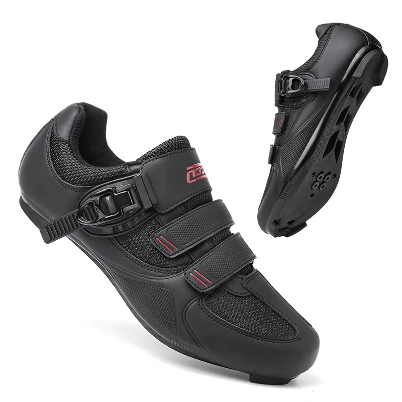 Professionelle Radsportschuhe Herren Damen Rennrad MTB Schuhe Atmungsaktiv Selbstsichernde Fahrradschuhe Drehschnalle