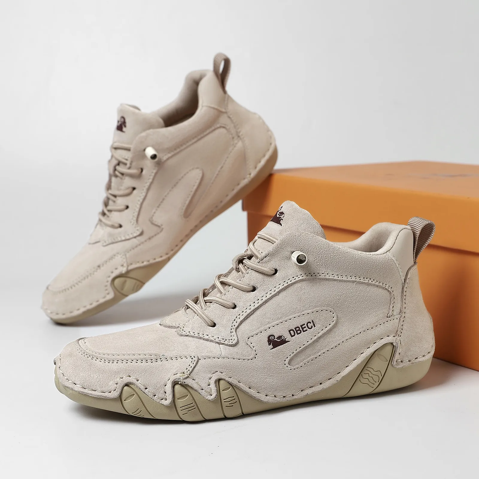 Women's High Top Genuine Pigskin Leather Martin Boots Autumn Winter Casual Sports Shoes Versatile Non-slip Short Boots