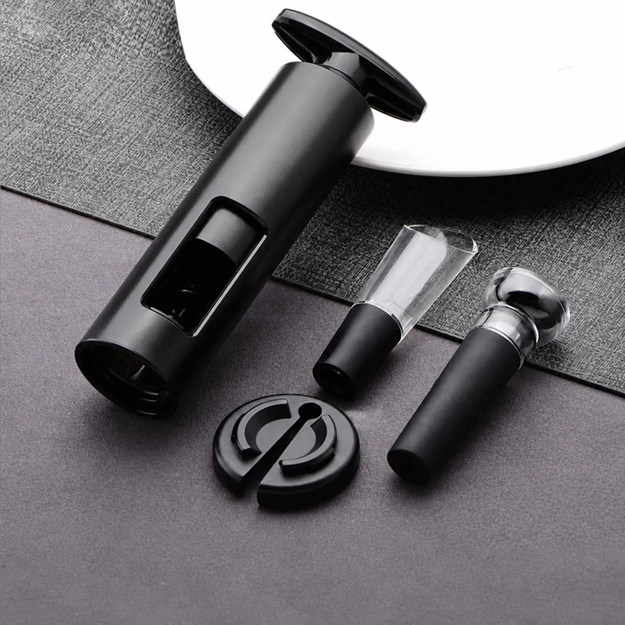 Manual Red Wine Opener Rotating Corkscrew ABS Plastic Portable Ergonomic T-Handle Bar Accessory Professional Tool