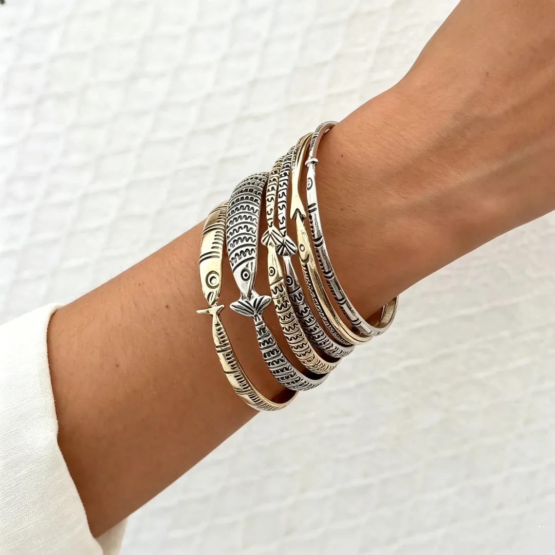 Boheemse Legering Armbanden Armringen Assortiment Voor Vrouwen Vintage Goud Zilver Kleur Hart Ster Slot Sleutel Charm Open Armring Strass Parel Kralen Geweven Sieraden
