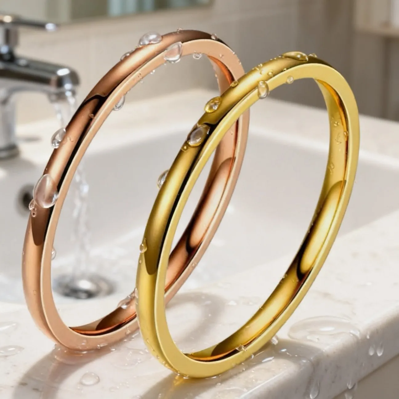 Minimalist Titanium Steel Ring For Men Women Non-Fading Stainless Steel Polished Brushed Two-Tone Jewelry Daily Band Finger Ring