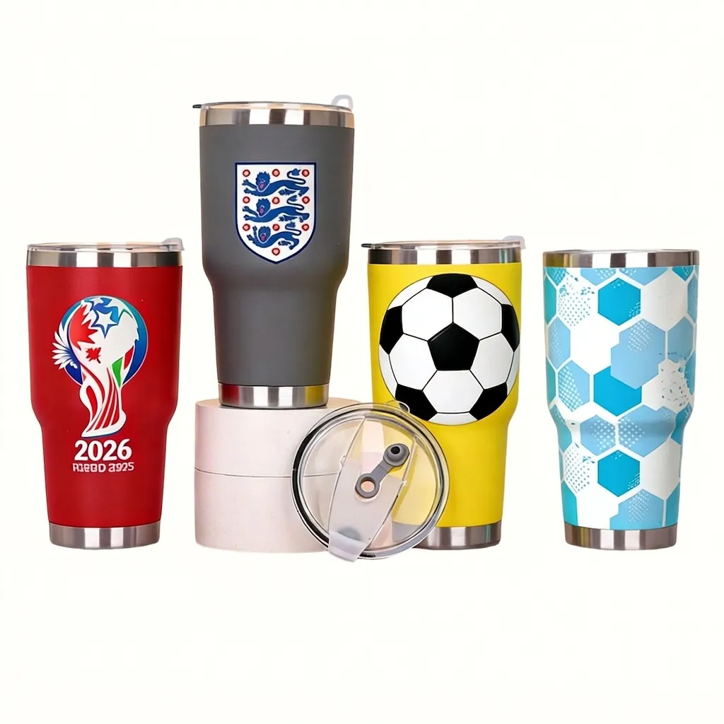 Large Capacity Stainless Steel Vacuum Insulated Tumbler Double Wall Portable Car Travel Mug With Transparent Lid Outdoor Daily Cup