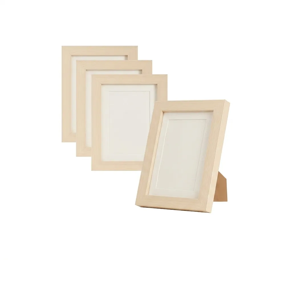 Cornice Per Foto In Legno MDF Stile Nordico Con Vetro Acrilico Da Parete Espositore Da Tavolo Cornice Per Poster Moderna