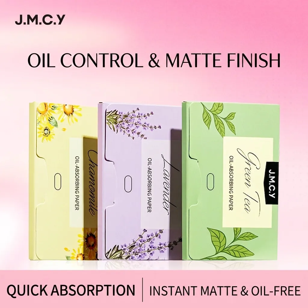 Papier Absorbant L'Huile Parfumée Pour Le Visage Pâte De Bois Naturelle Feuilles De Teint Portables Outils Maquillage