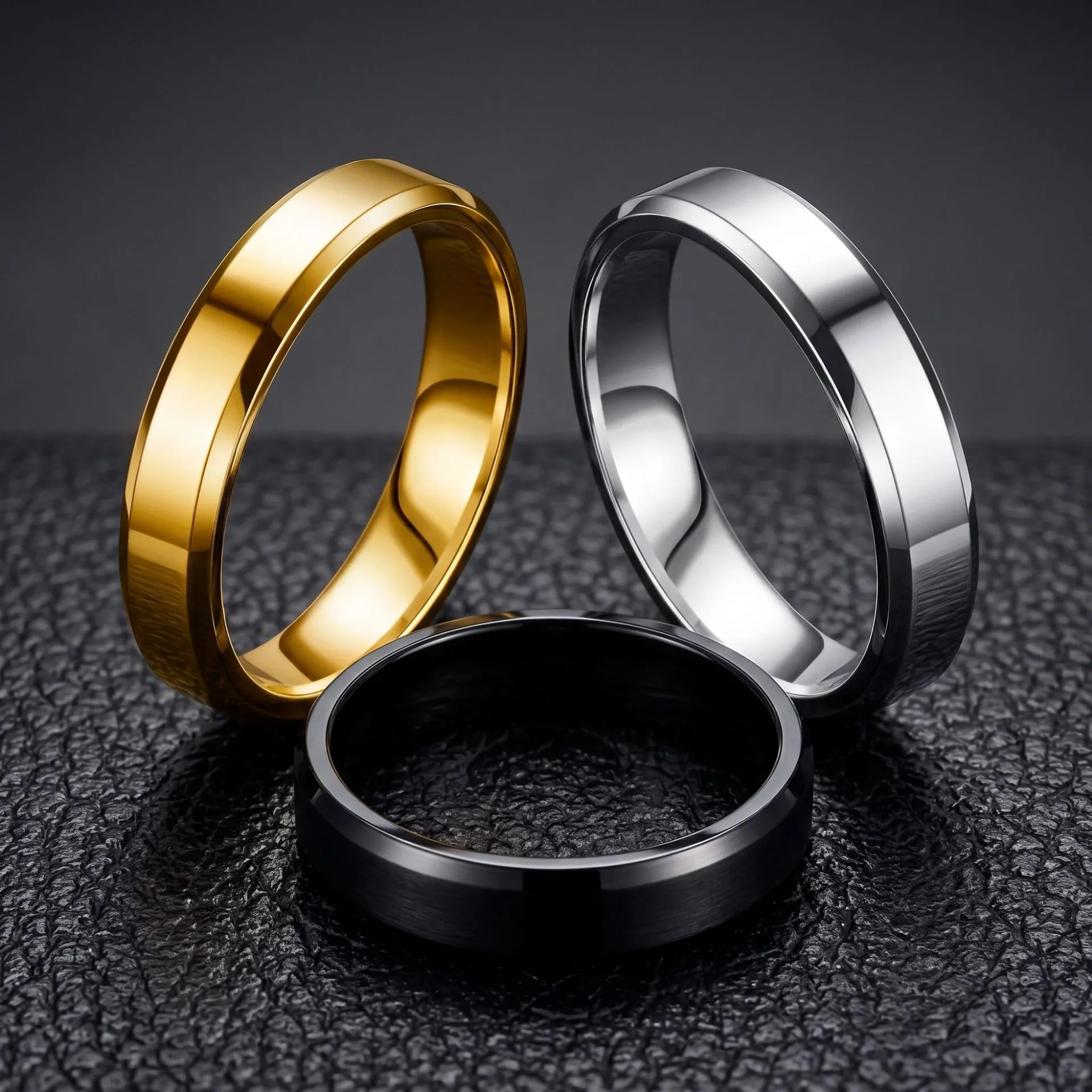 Minimalistische Roestvrijstalen Bandring Voor Dames Heren Eenvoudige Gladde Vingerring Mode Hip Hop Sieraden Koude Stijl Accessoires Cadeau