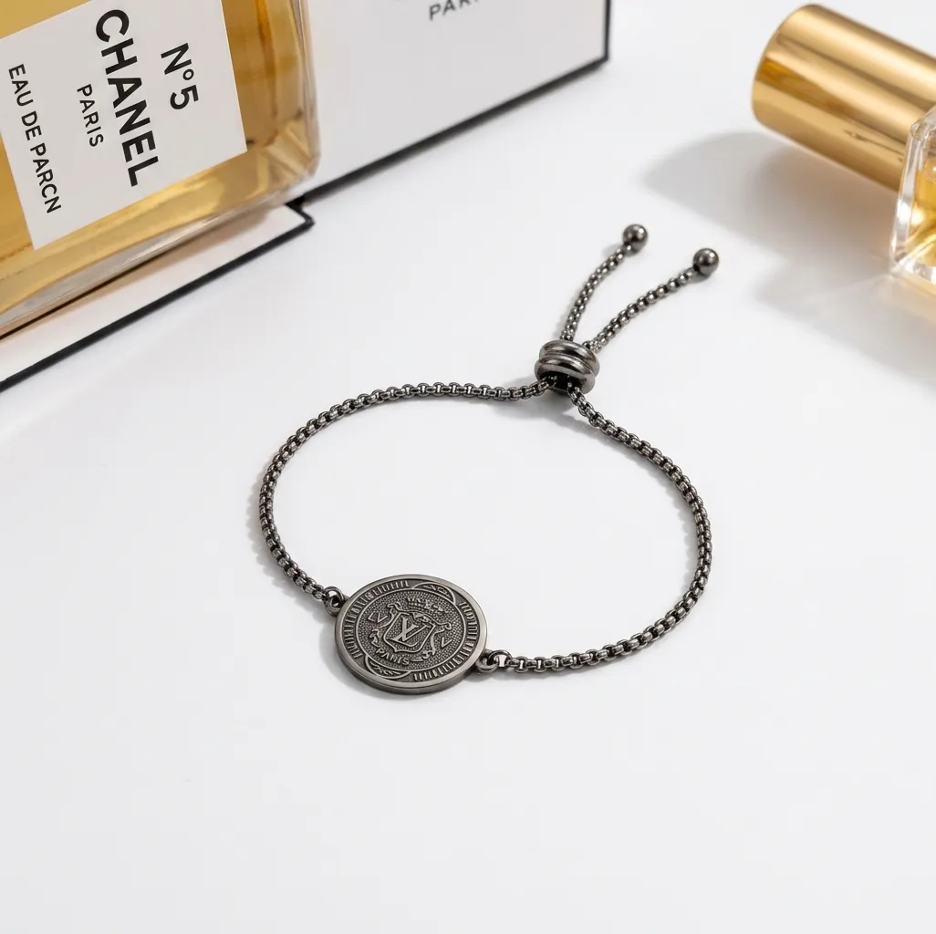 Adjustable Stainless Steel St Benedict Medal Charm Bracelet For Men Women Religious Protection Jewelry Vintage Gold Silver Box Chain Slide Clasp Gift