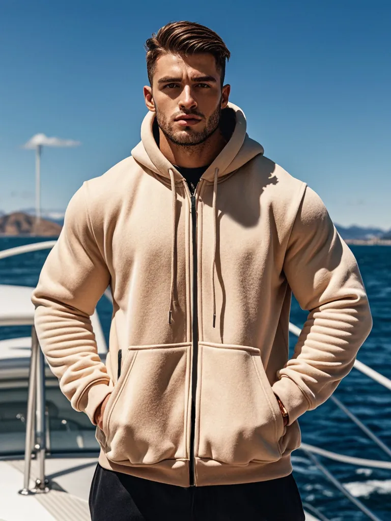 Felpa con Cappuccio da Uomo Autunno Inverno Tinta Unita Foderata in Pile Giacca con Zip Casual Taglio Comodo Sportivo Manica Lunga Top