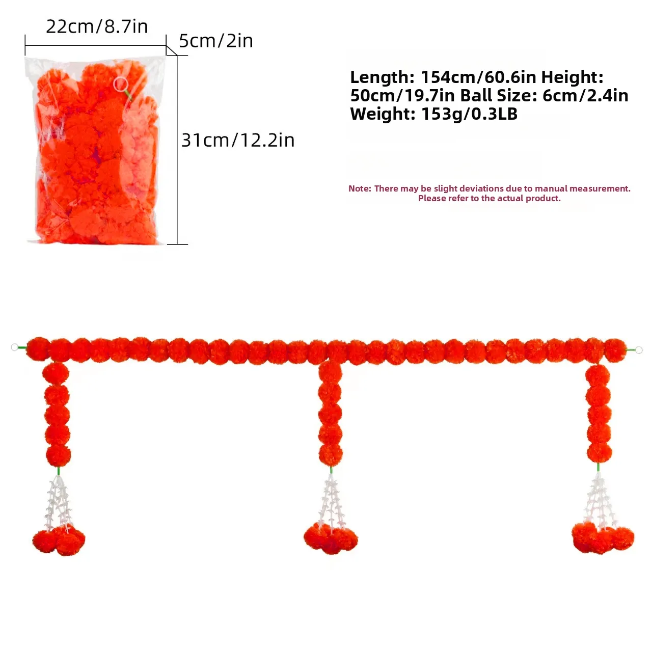 Artificial Marigold Flower Door Curtain For Indian Wedding Day Of The Dead Decoration Plastic Fake Flower Garland Toran With Tassels