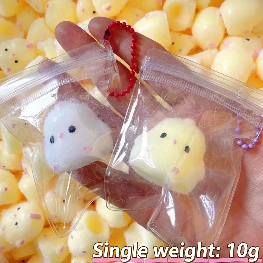 Süßes Cartoon Küken Brataente Squishy Spielzeug TPR Beflockt Stressabbau Squeeze Spielzeug Für Kinder Erwachsene Büro Geschenk