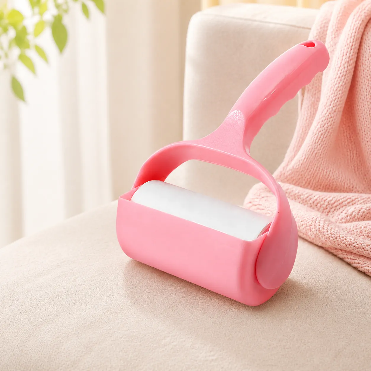Portable Manual Lint Roller Sticky Dust Remover For Clothes Pet Hair Cleaner Diagonal Tear Refillable Household Cleaning Tool