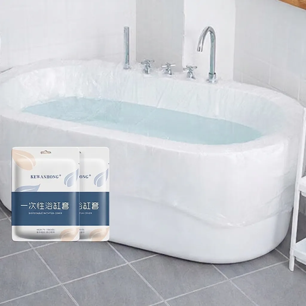 Verdickte HDPE Einweg Badewannenabdeckung Einzeln Verpackt Große Größe Hygieneschutz Toilettensitzabdeckung Für Hotelreisen