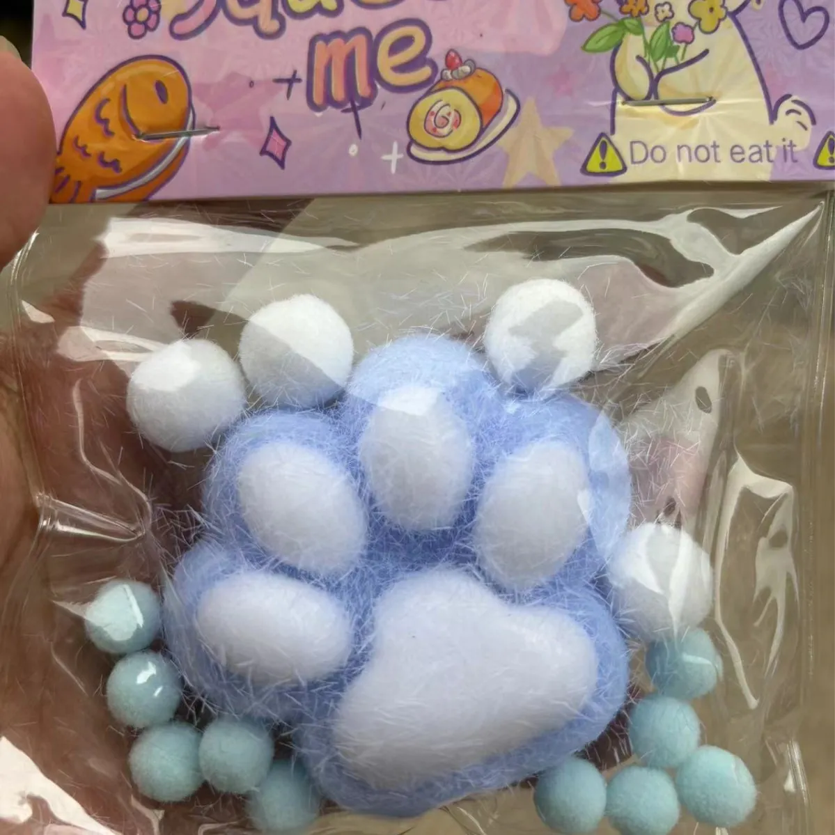 Ρεαλιστικό Χνουδωτό Squishy Πατούσα Γάτας Αργή Επαναφορά Παιχνίδι Ανακούφισης Άγχους Για Παιδιά Ενήλικες Κινούμενα Σχέδια Πατούσα Ζώου Δώρο