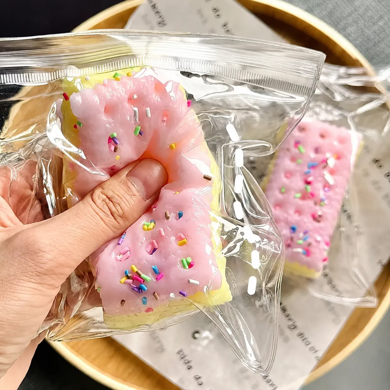 Simulation Soda Sandwich Keks Squishy Slow Rising Stressabbau Spielzeug Süße Essen Squeeze Spielzeug Für Erwachsene Kinder Dekompression Geschenk