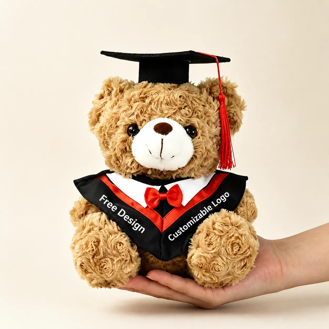 Graduation Bear Plush Toy Teddy Bear In Doctoral Gown With Mortarboard Cap And Tassel School Souvenir Gift For Students