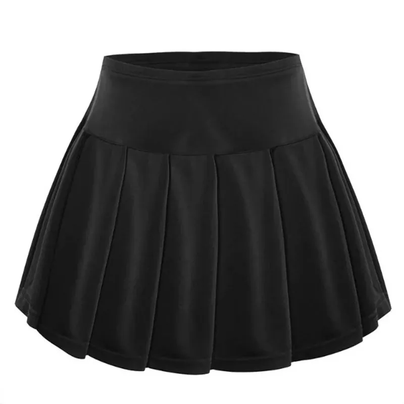 Girls Kids Pleated Tennis Skirt With Built-in Shorts Anti-Exposure Sports Skort For Badminton Running Summer Activewear