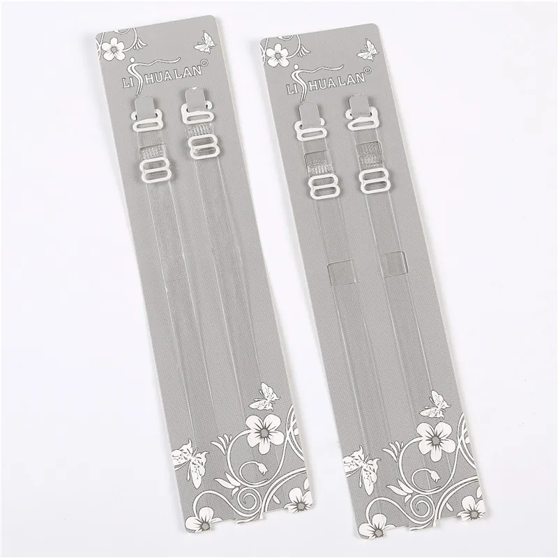 Invisible Clear Bra Straps Adjustable Non-Slip Transparent TPU Invisible Shoulder Straps For Women Lingerie Accessories