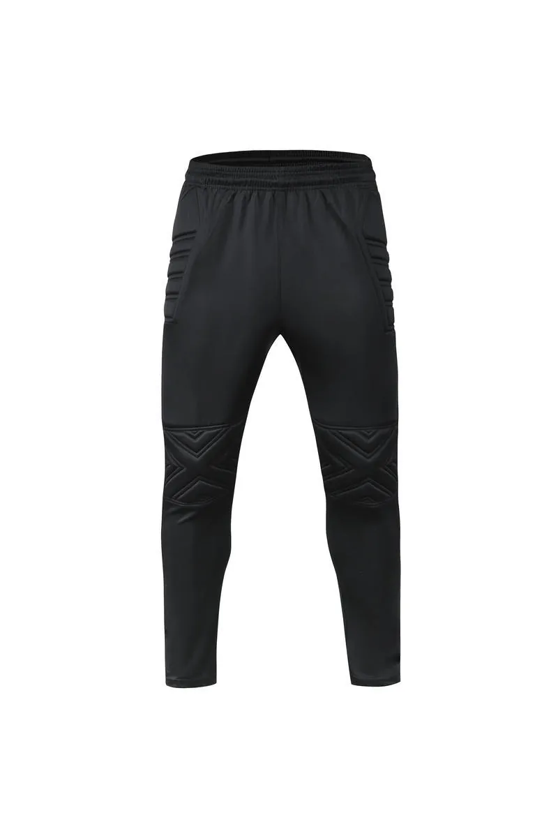 Professional Soccer Goalkeeper Training Pants Padded Goalie Trousers Men Women Youth Quick Dry Polyester Athletic Bottoms