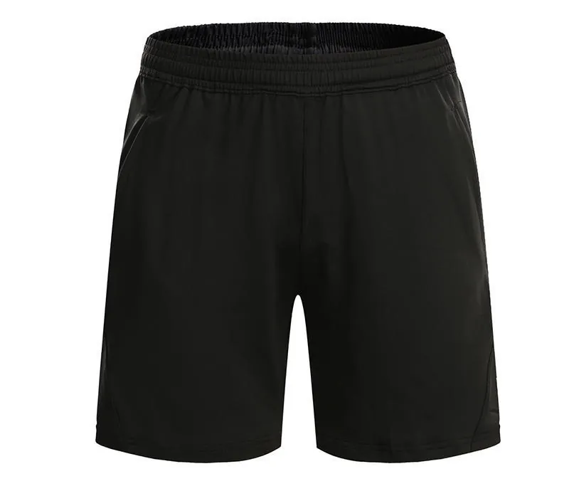Unisex Sports Shorts Quick Dry Polyester Athletic Bottom For Running Training Gym Workout Casual Solid Color Loose Fit Shorts