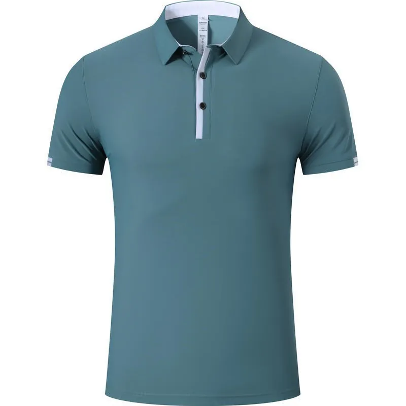 Polo Sportiva da Uomo Manica Corta Asciugatura Rapida Traspirante Top con Revers per Corsa Fitness Golf in Nylon Spandex Tessuto Piquet Polo