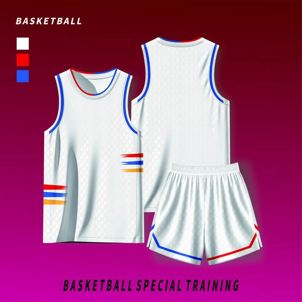 Basketbal Tenue Set Voor Volwassenen Kinderen Sneldrogend Ademend Mouwloos Top And Bottom Voor Sportteam Uniform