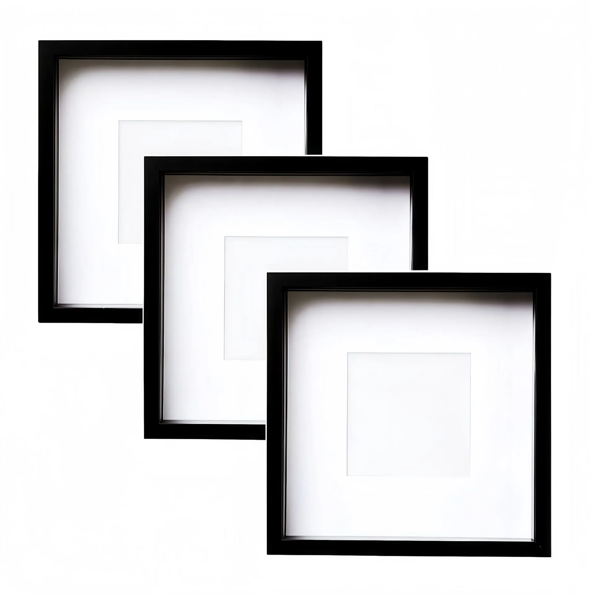Modern Minimalist MDF Shadow Box Frame 3D Deep Hollow Photo Frame For DIY Dried Flower Specimen Blind Box Display Storage Case Decor