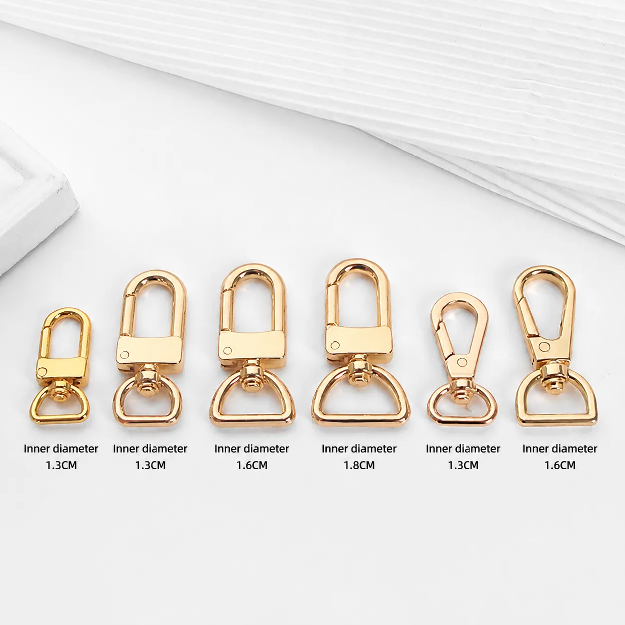 Metal Swivel Snap Hook Clasp Lobster Claw Buckle For Handbag Strap Replacement Repair DIY Bag Accessory Hardware Parts