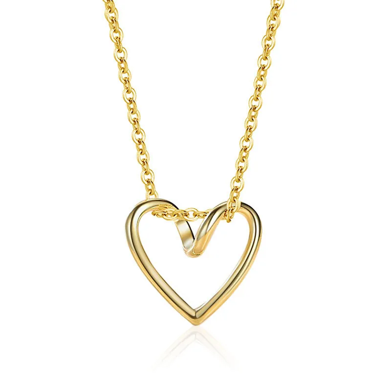 Elegant 925 Sterling Silver Hollow Heart Pendant Necklace For Women Dainty Adjustable Chain Minimalist Fashion Jewelry Accessories