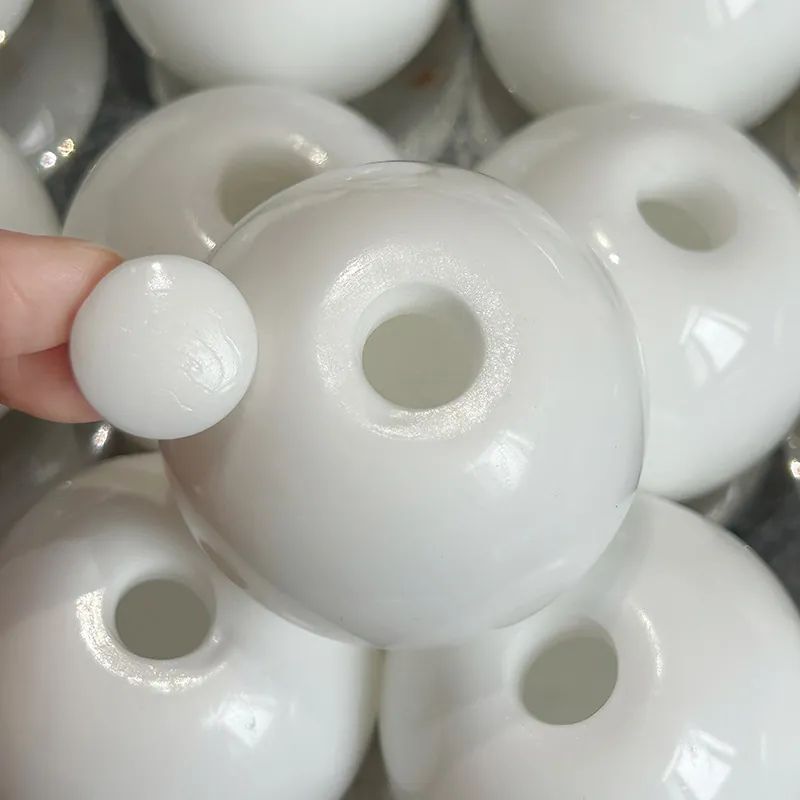 DIY Fluid Ball Pelle Sfera Cava TPR Trasparente Bianco Latte Sensoriale Antistress Squishy Giocattolo Fatto a Mano Parti Artigianali