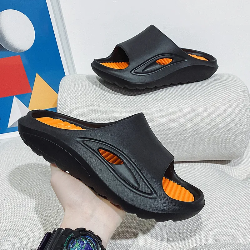 Unisex Sport Sandal Slides EVA Platform Thick Sole Anti-slip Breathable Hollow Out Casual Beach Water Shoes Indoor Outdoor Slipper