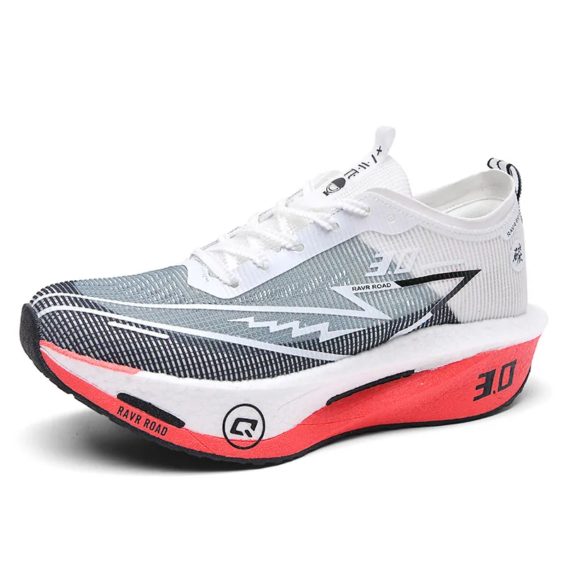 Zapatos de Running Profesionales de Placa de Carbono para Maratón 3.0 Entresuela ETPU Tela Transpirable Zapatillas Deportivas