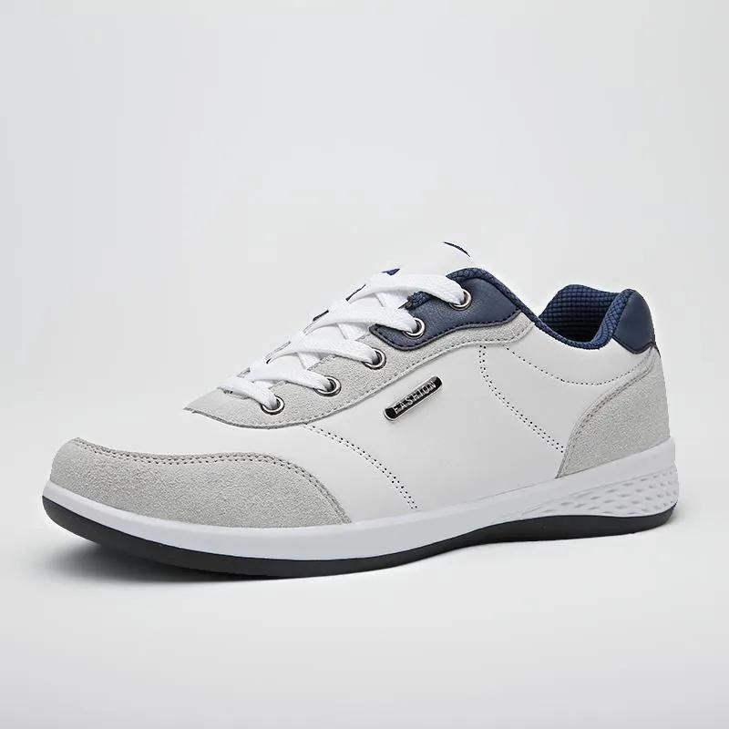 Ανδρικά Casual Αθλητικά Παπούτσια 2025 Άνοιξη Νέα Fashion Sneakers Αναπνεύσιμο Συνθετικό Δέρμα Παπούτσια Τρεξίματος Σόλα από Καουτσούκ Χαμηλά