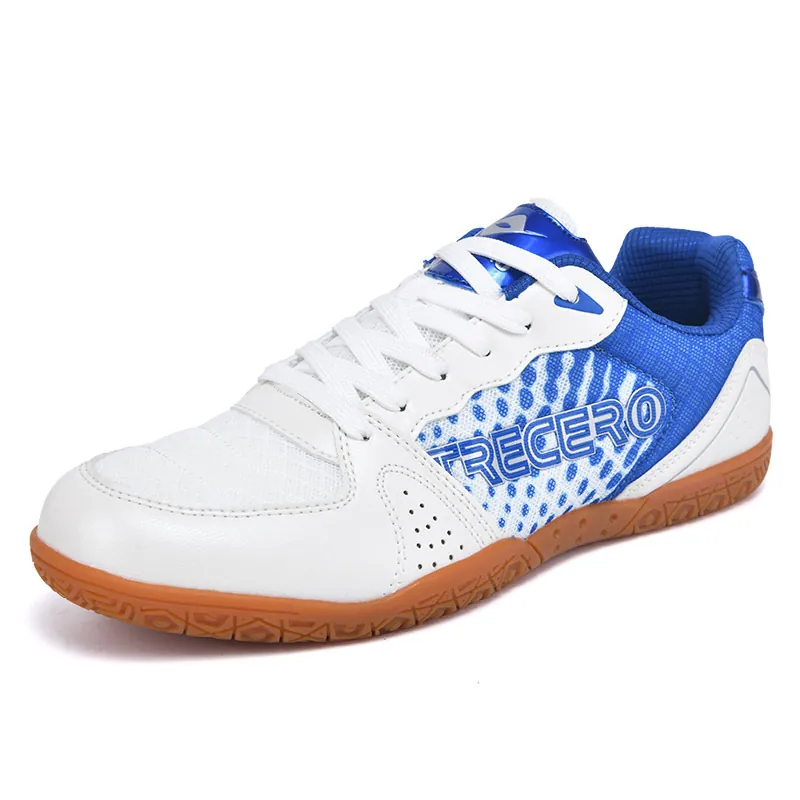 Chaussures de Tennis de Table Professionnelles Homme Femme Respirantes Légères Semelle en Caoutchouc Antidérapante Baskets de Sport pour Entraînement