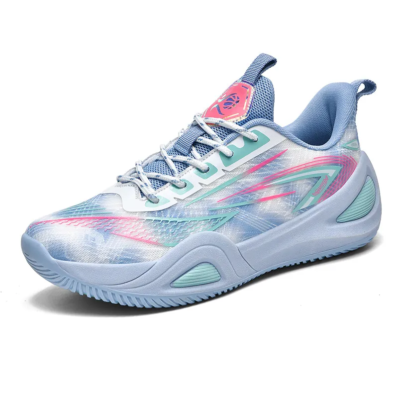 Unisex Mesh Basketball Shoes Breathable Low Top Multicolor Fashion Training Sneakers For Men Women Youth Non-Slip Sport Footwear