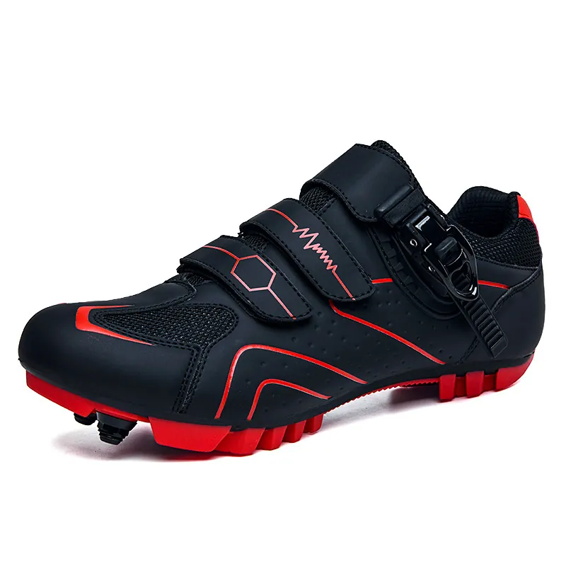 Chaussures de Cyclisme Professionnelles Hommes Femmes VTT Chaussures de Route Boucle Rotative Respirant Chaussures de Vélo pour Course