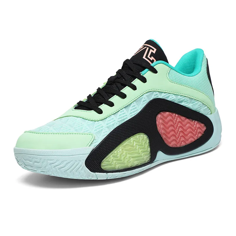 Professional Low Top Basketball Shoes For Men Women Breathable Mesh Sport Sneakers Wear Resistant Non-Slip Training Boots