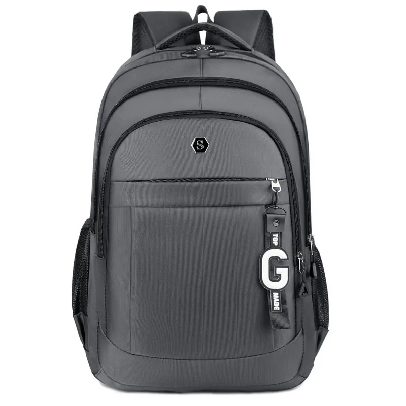 Large Capacity Oxford Cloth Laptop Backpack For Men Women Breathable Travel Business School Bag With Hanging Ornament