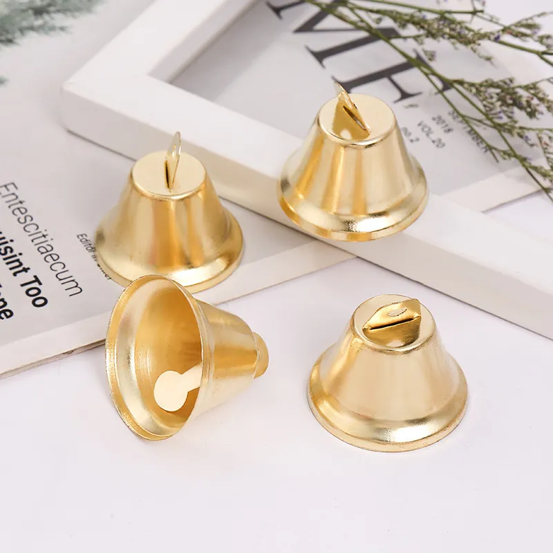 Campane Aperte Metalliche Oro Argento Materiali in Ferro Galvanizzato per Progetti Artigianali DIY Decorazione Natalizia Accessori per Campanelli Eolici