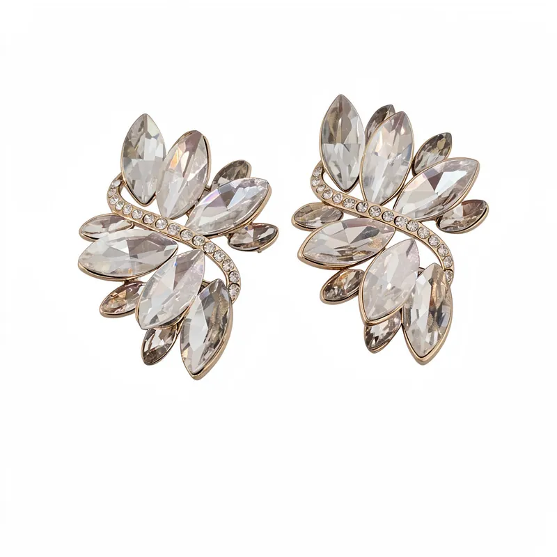 Vintage Paleisstijl Glazen Kralen Strass Kwastje Ketting En Oorbellen Elegante Luxe Sieraden Voor Vrouwen Avondbanket