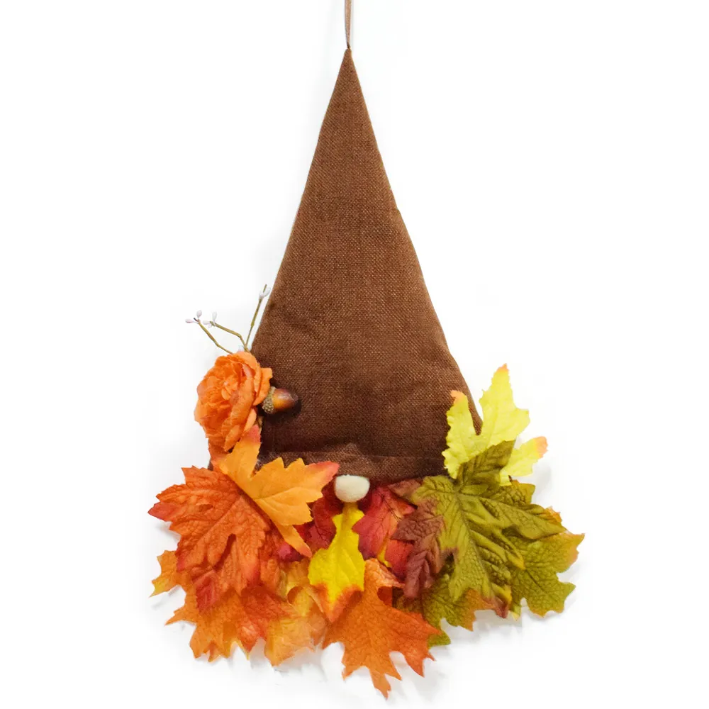Herfst Esdoornblad Kabouter Hangende Decoratie Thanksgiving Huis Decoratie Polyester Stof Kabouter Elf Deur Muurhanger