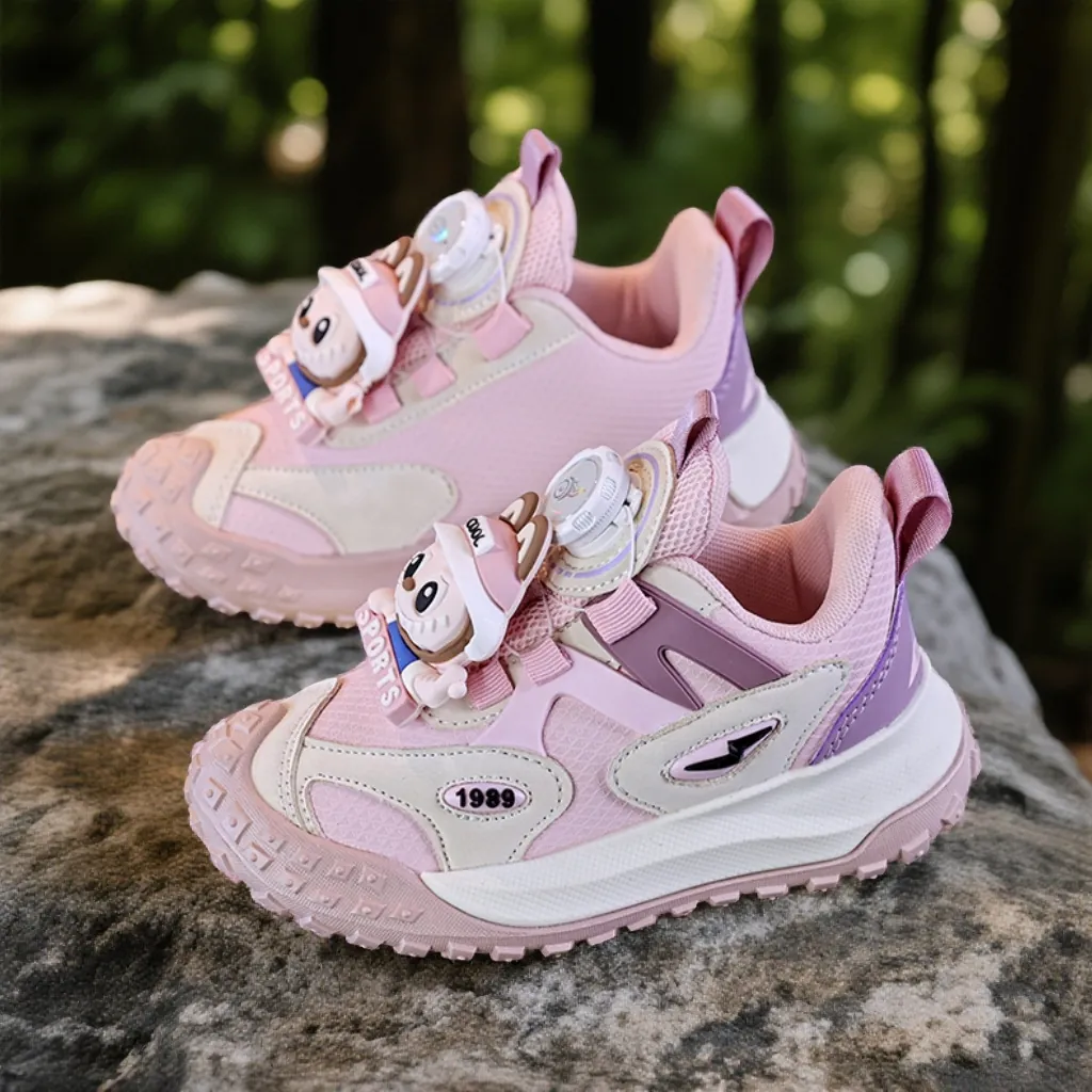 Kinder Mode Sneakers Für Jungen Mädchen Drehverschluss Sportschuhe Atmungsaktiv Mesh Freizeitschuhe Mit Astronaut Cartoon Dekoration