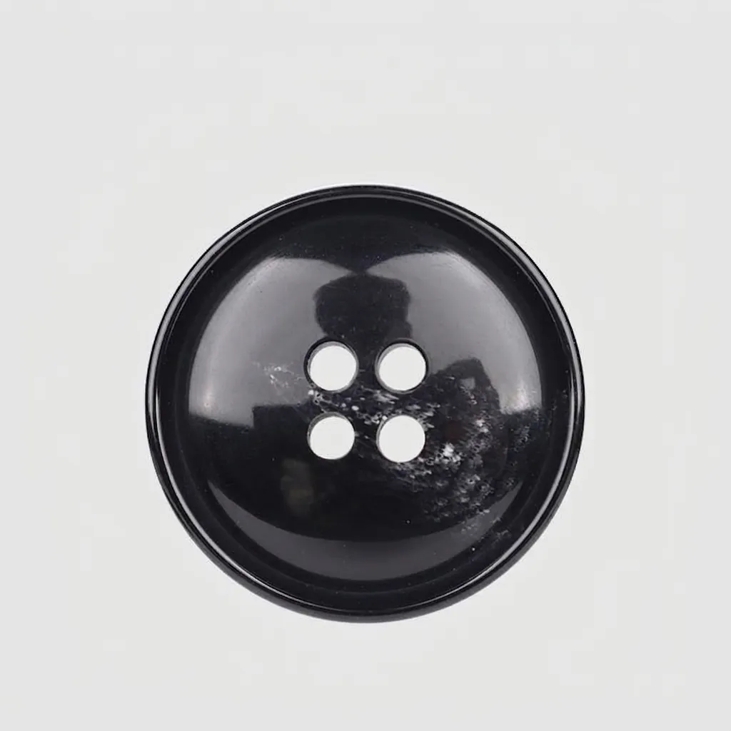 High End Japanese Style Resin Buttons Four-Hole Round Buttons Marble Pattern Decorative Fasteners For Suit Coat Sweater