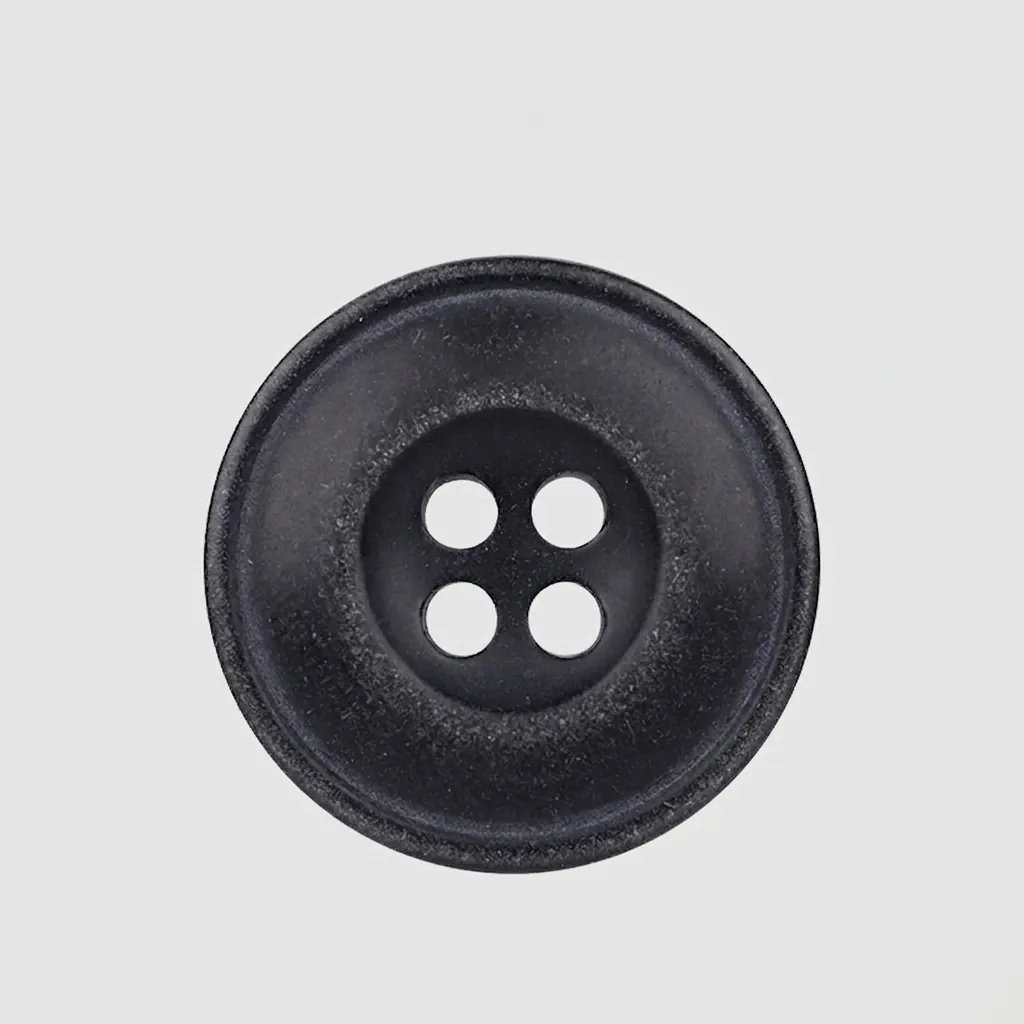 High-End Round Resin Buttons Matte Texture 4-Hole Sewing Buttons For Suit Coat Blazer Jacket Decorative Apparel Accessory