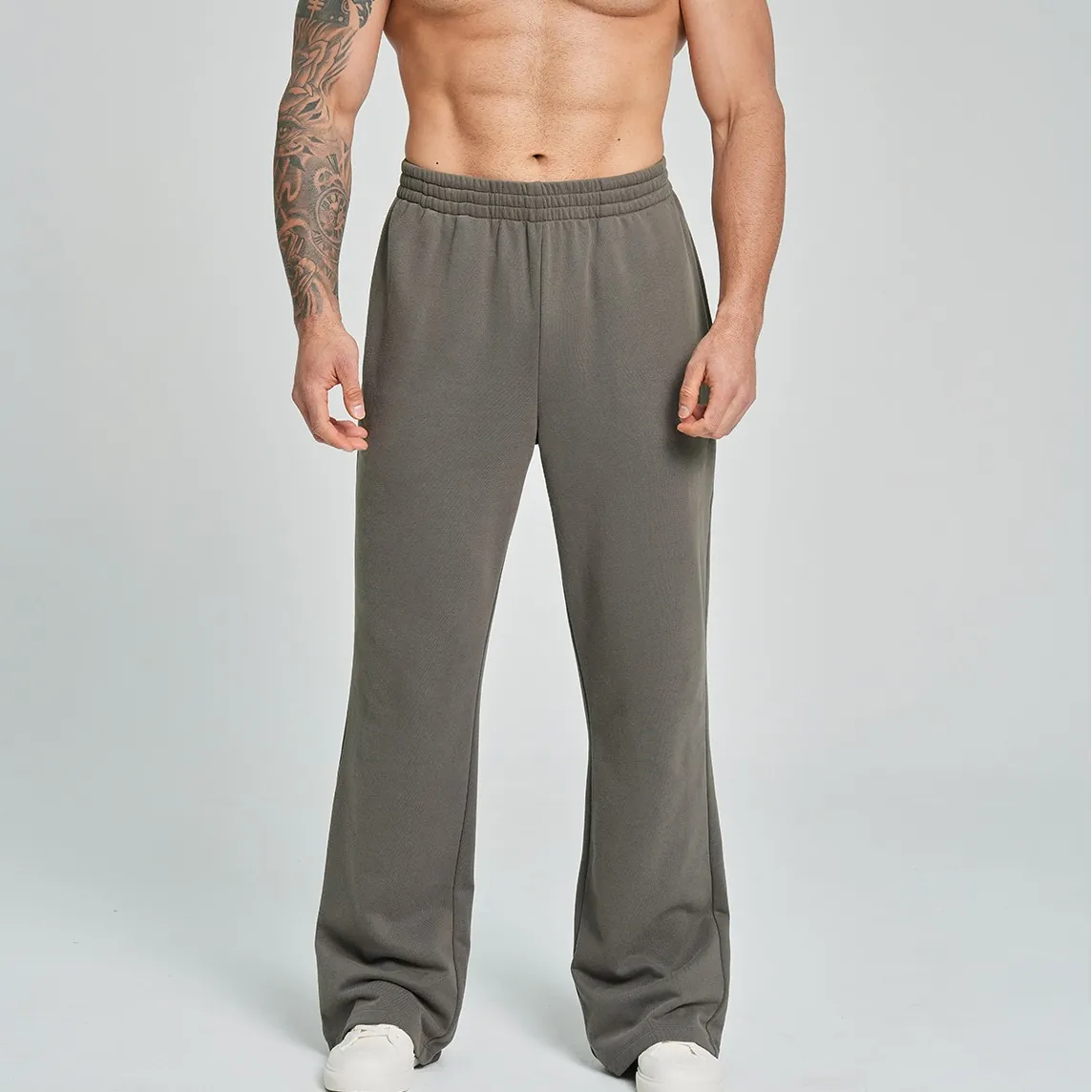 Damen Casual Flare Weites Bein Jogginghose Locker Sitzende Sportliche Jogger Für Fitnessstudio Training Wandern Sporthose