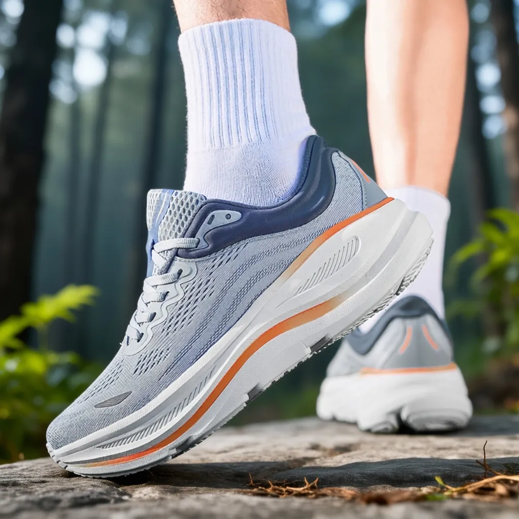 Professional Carbon Plate Running Shoes Breathable Mesh Sneakers For Men Women Lightweight Racing Jogging Shoes Shock Absorbing Athletic Footwear