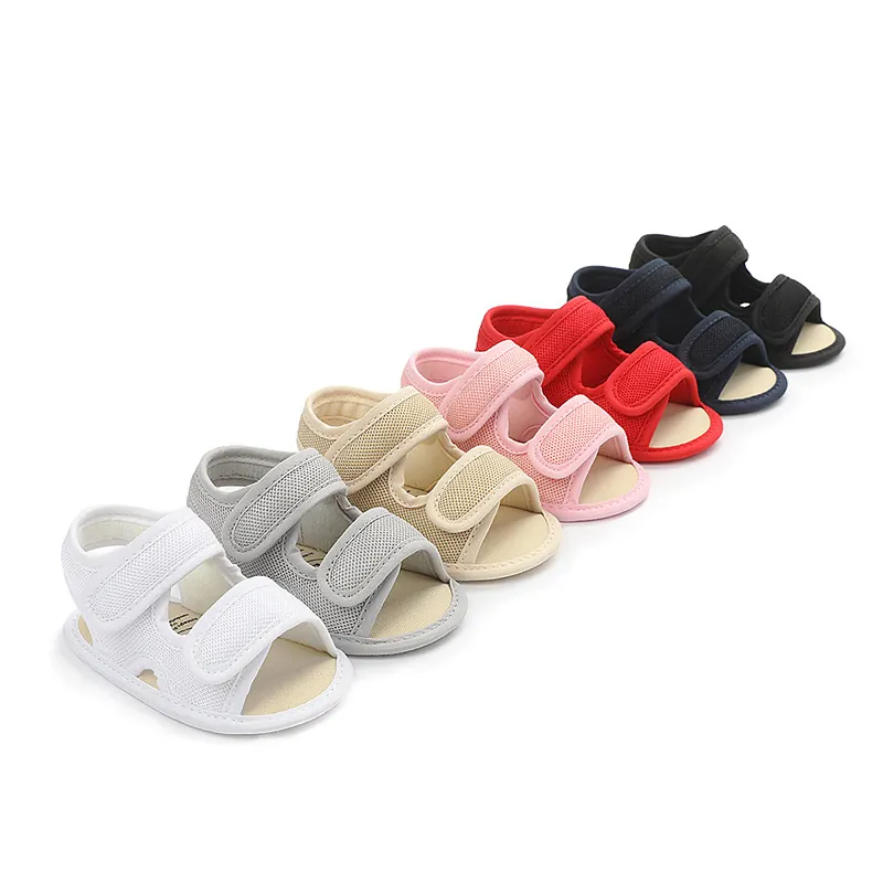 Babysandalen Zomer Peuter Loopstoeltjes Ademend Mesh Schoenen Klittenband Antislip Zachte Zool Jongens Meisjes