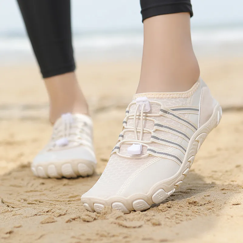 Zapatos de Deportes Acuáticos Unisex de Secado Rápido para Parejas Antideslizante Transpirable Playa Zapatillas de Snorkel