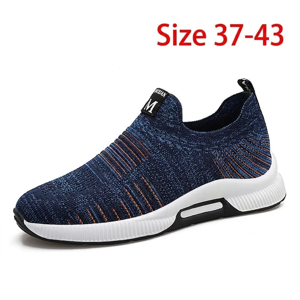Men Mesh Sports Sneakers Breathable Hollow Height Increasing Chunky Casual Running Shoes Lightweight Walking Footwear