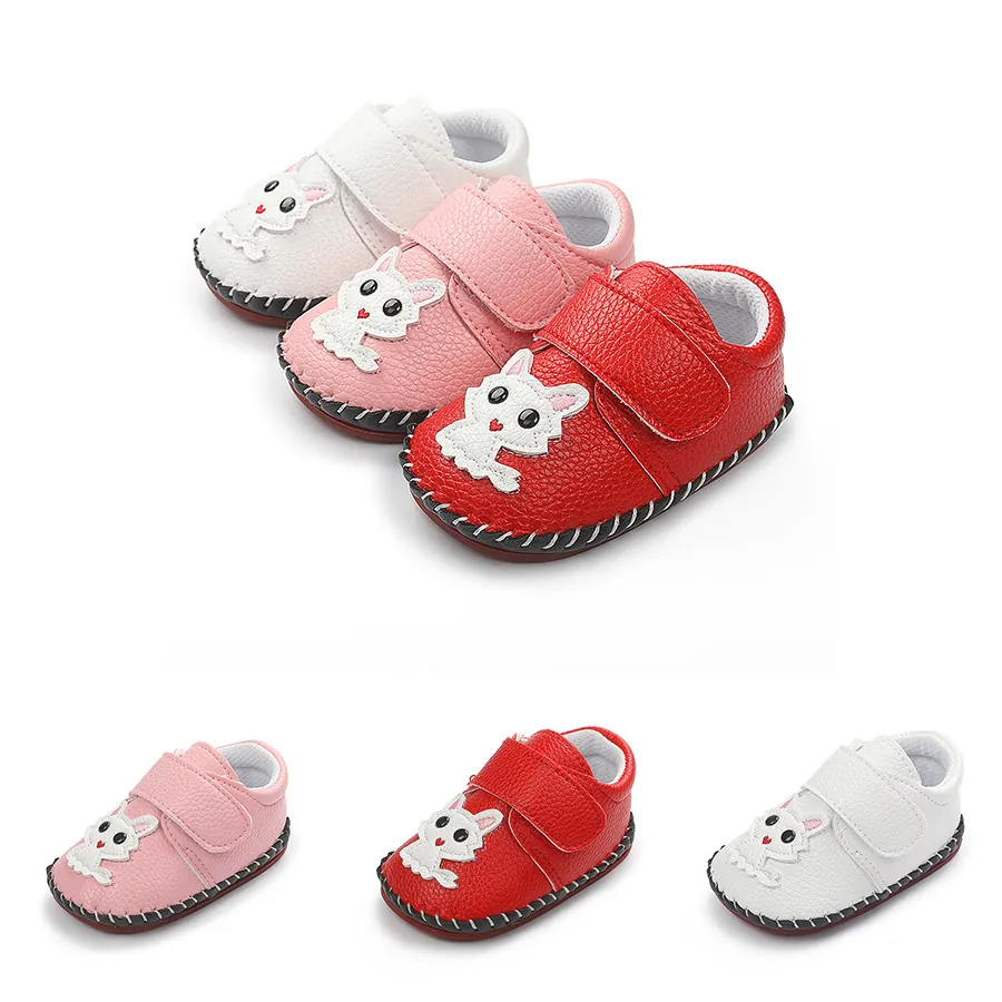 Baby Cartoon Lauflernschuhe Rutschfest Weiche Sohle PU Leder Handgefertigte Kleinkind Erstlingsschuhe Für Jungen Mädchen